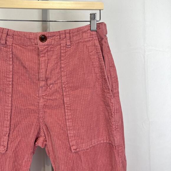 ALEX MILL Neil Cotton Corduroy Utility Crop Pants Cotton Dusty Rose Pink Size 6 - Picture 5 of 10